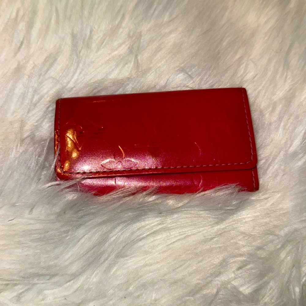 Louis Vuitton Monogram Vernis Multicles 4 Key Holder Wallet case EUC